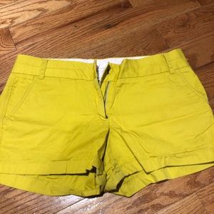 Chartreuse Jcrew short
